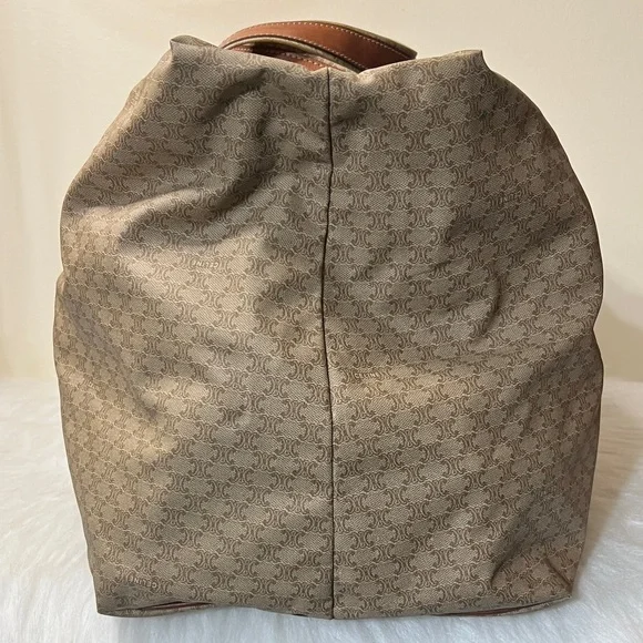 Celine Tan and Brown Travel Bag - Picture 7 of 17